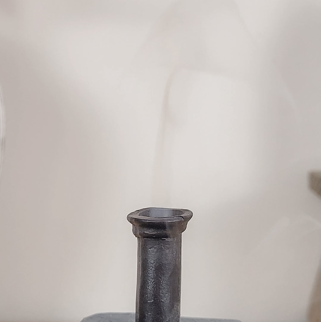 Log Stove Incense Burner