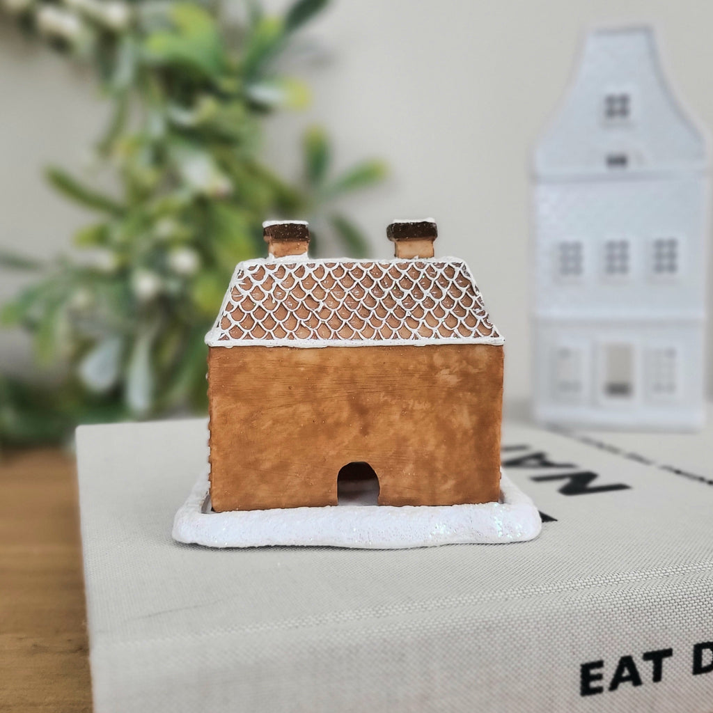 Gingerbread House Incense Cone Holder