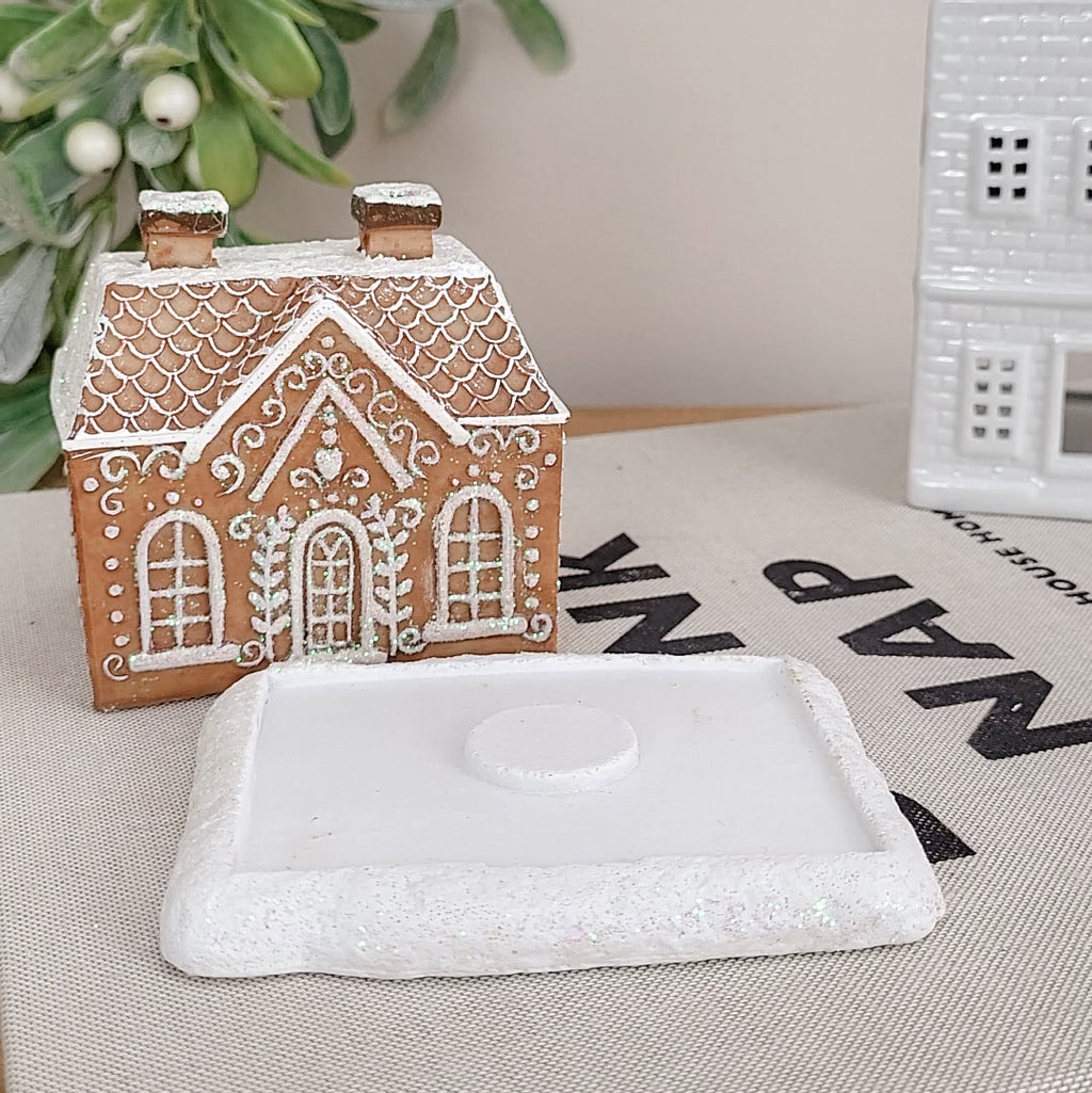 Gingerbread House Incense Cone Holder