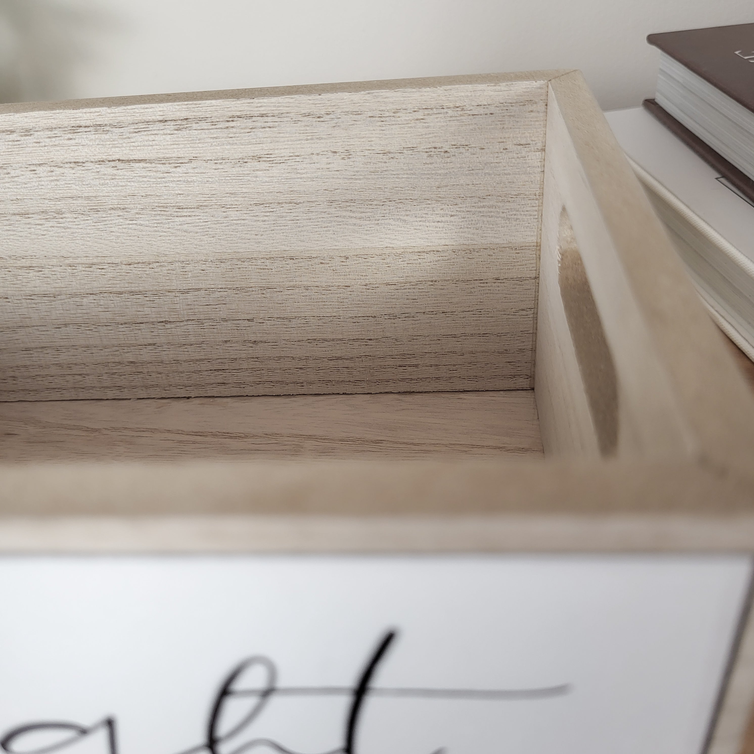 Wooden Movie Night Snack Storage Crate
