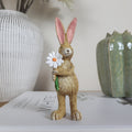 Rabbit With Daisy Ornament
