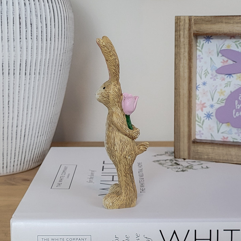 Rabbit With Rose Ornament