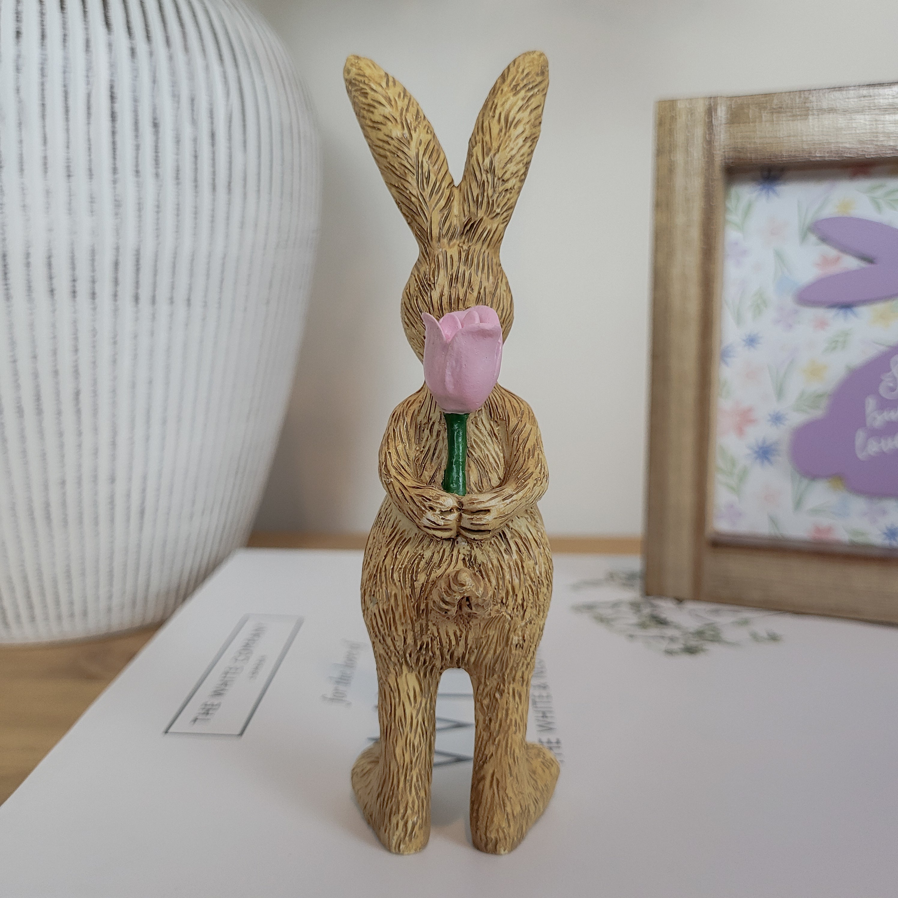 Rabbit With Rose Ornament