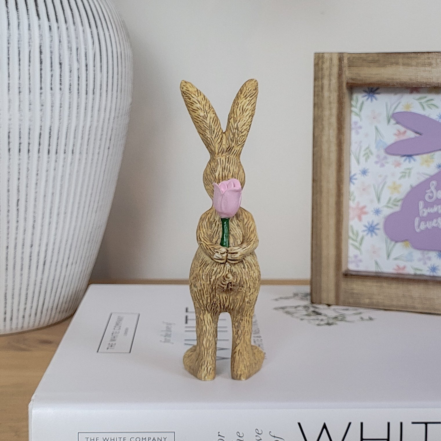 Rabbit With Rose Ornament