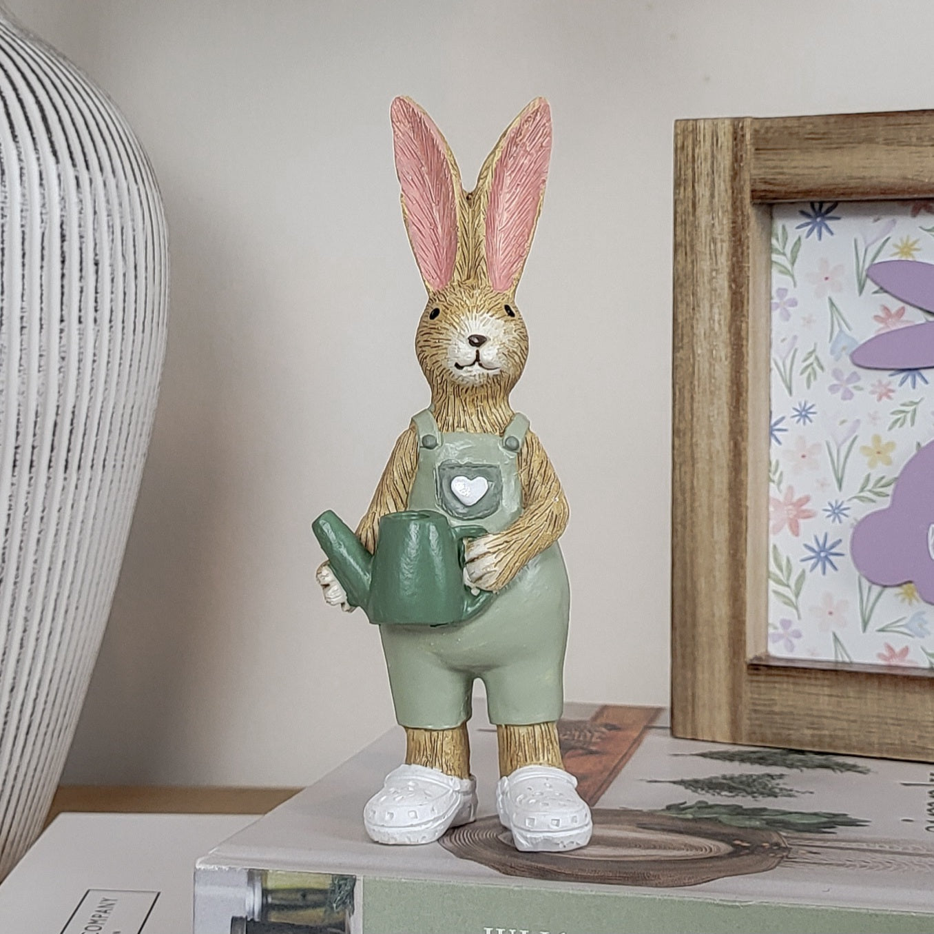 Gardening Rabbit Ornament