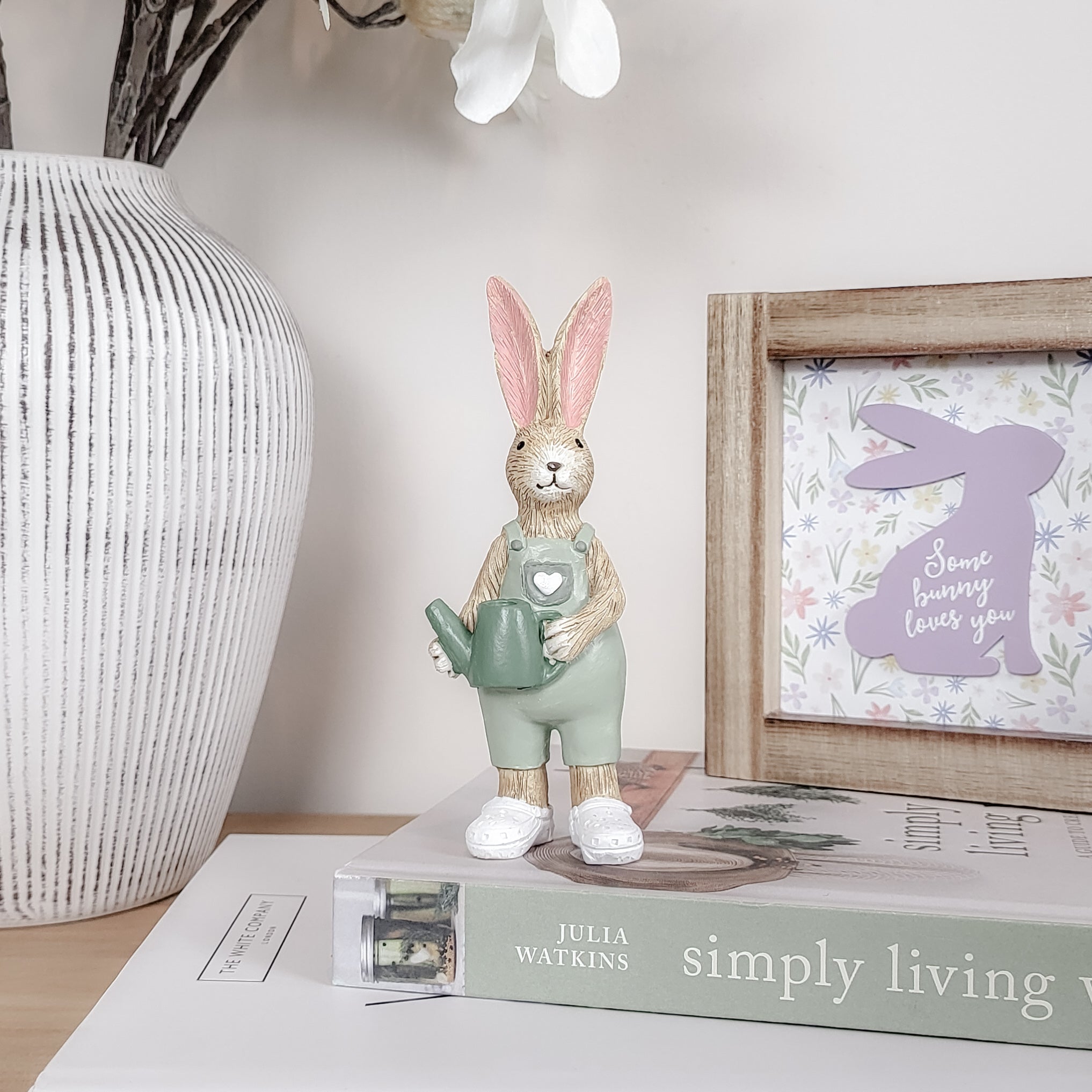 Gardening Rabbit Ornament