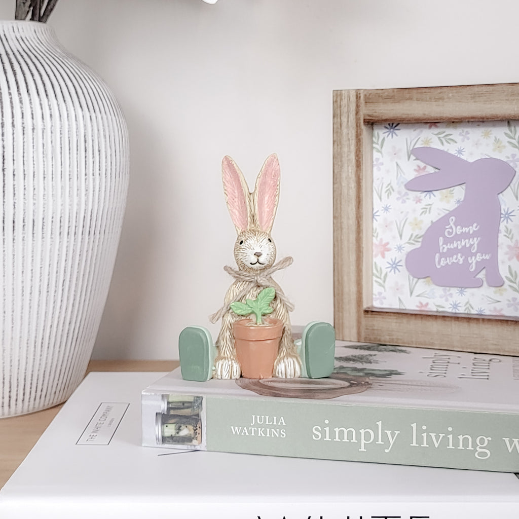 Plant Pot Rabbit Ornament