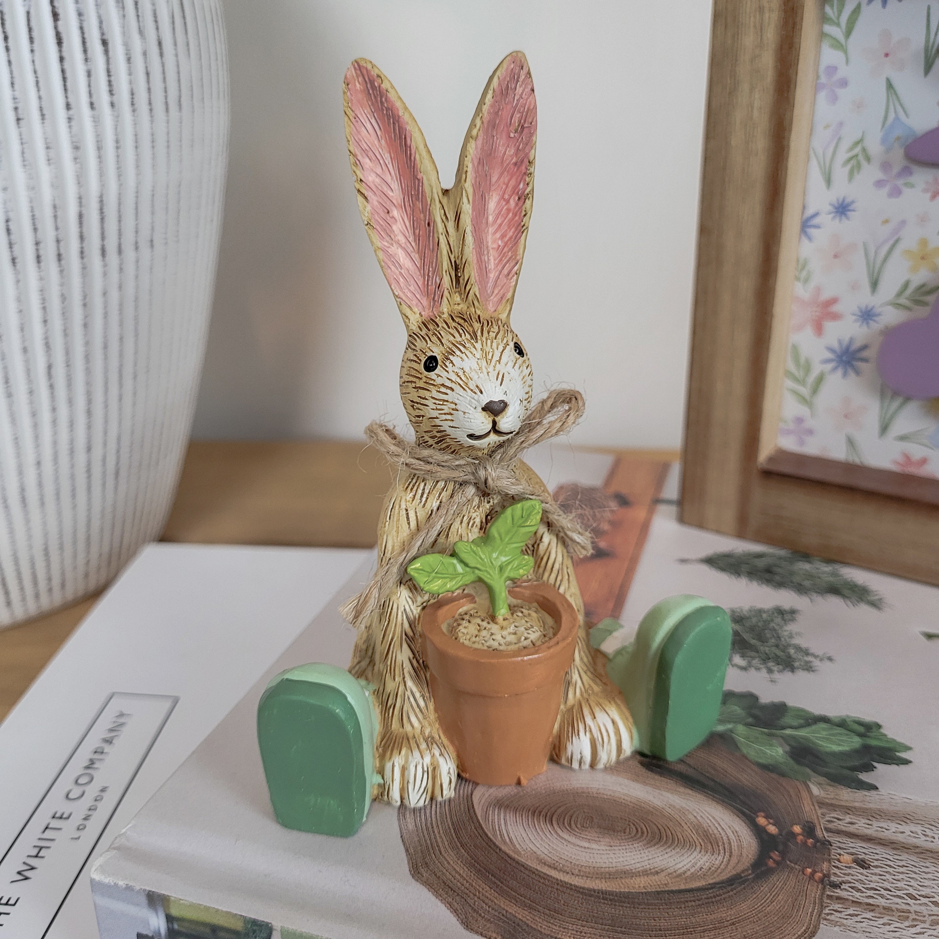Plant Pot Rabbit Ornament