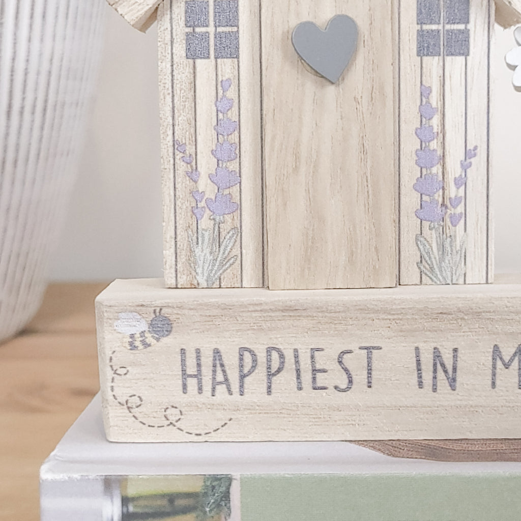 Happiest In My Shed Wooden Plaque