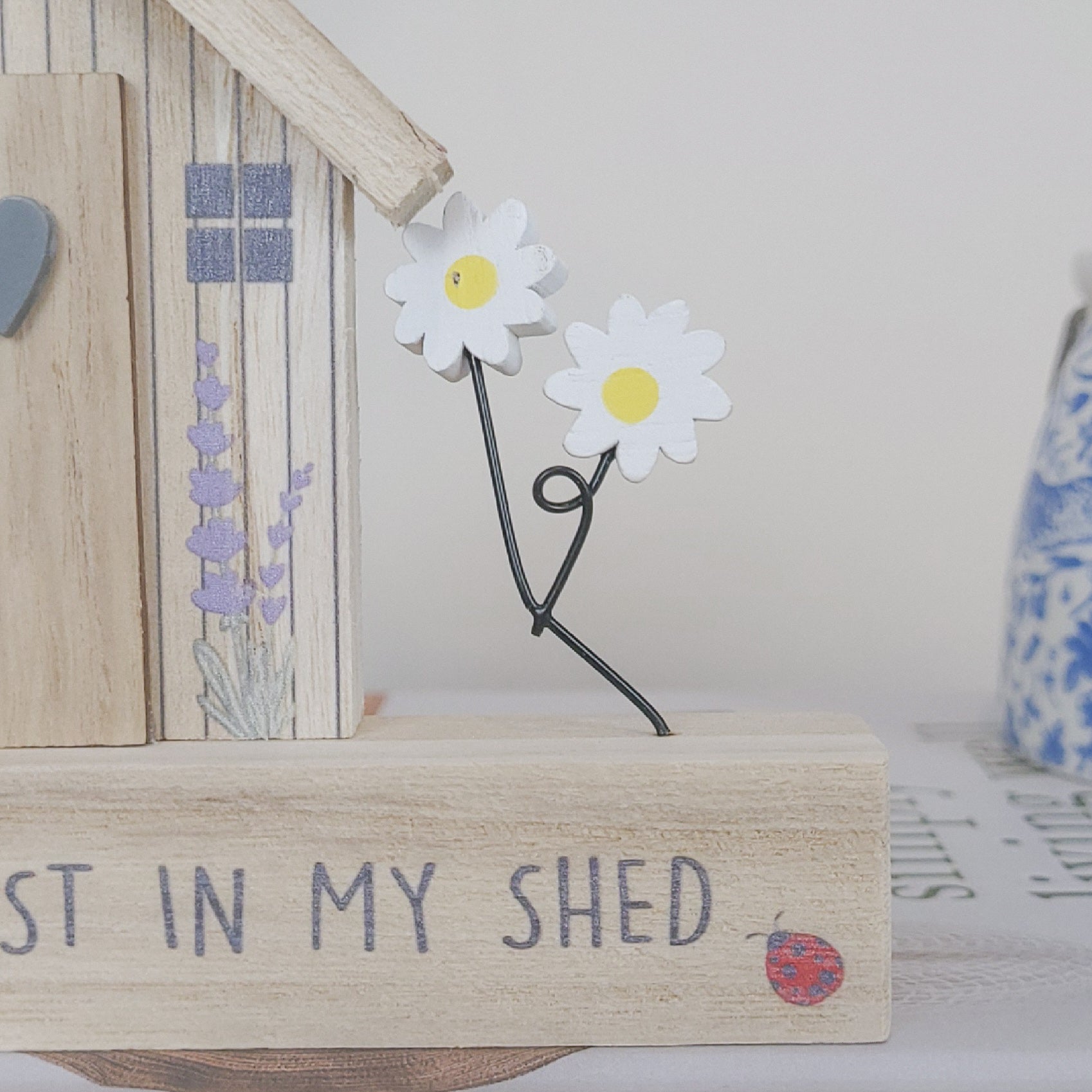 Happiest In My Shed Wooden Plaque
