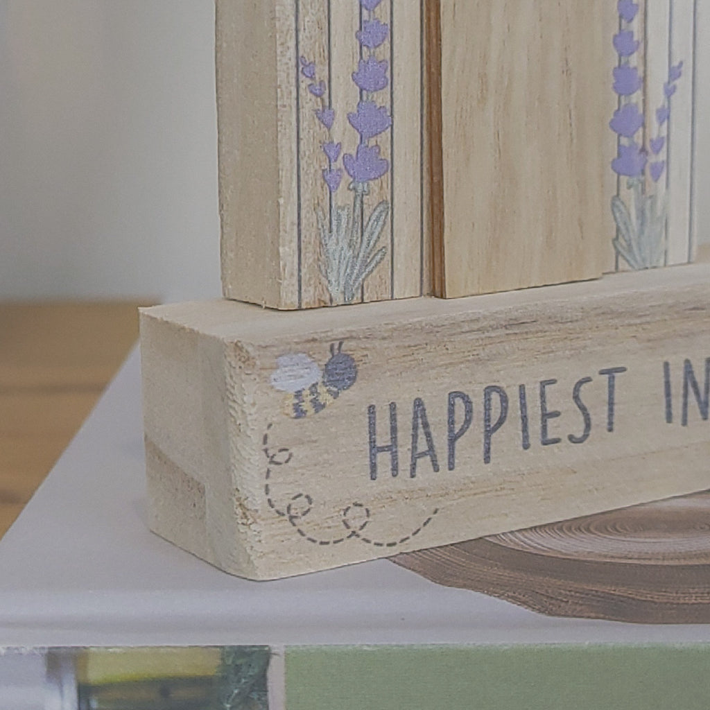 Happiest In My Shed Wooden Plaque