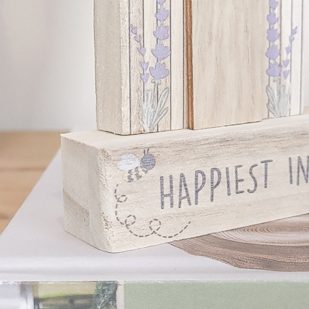 Happiest In My Shed Wooden Plaque