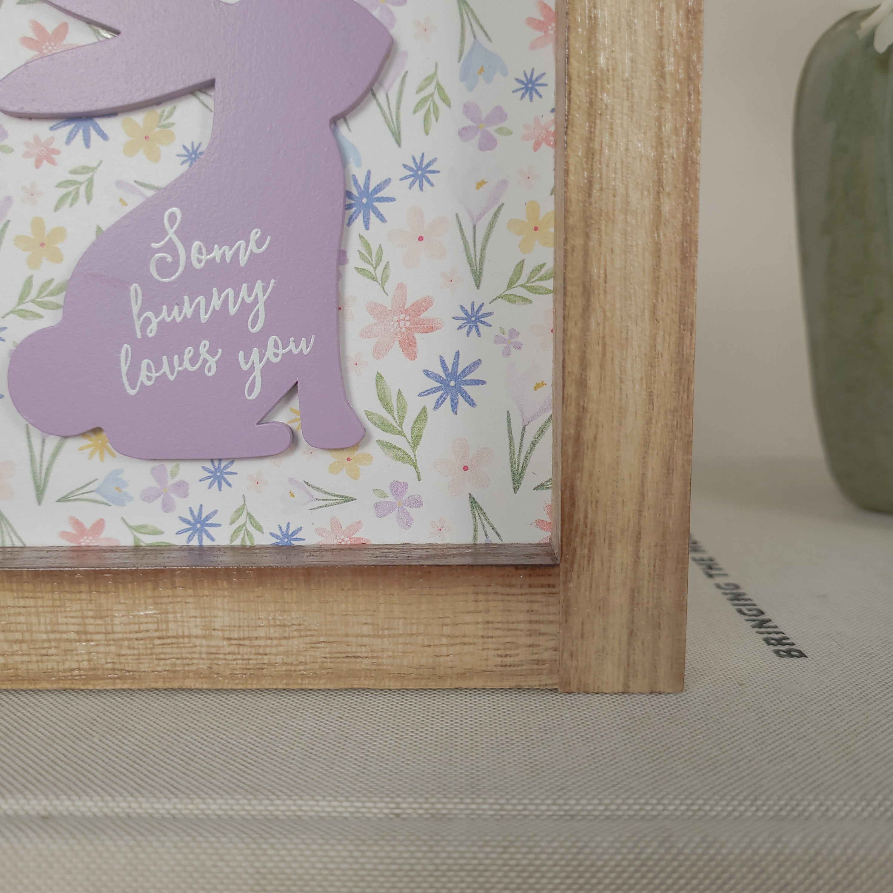 Some Bunny Loves You Wooden Framed Sign