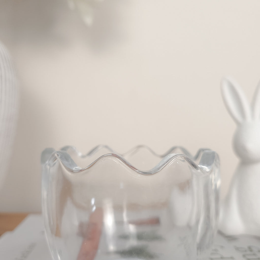 Bunny Ears Glass Egg Jar