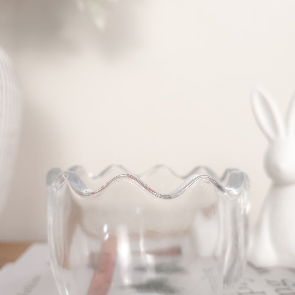 Bunny Ears Glass Egg Jar