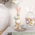 Rabbit Holding Green Egg Ornament