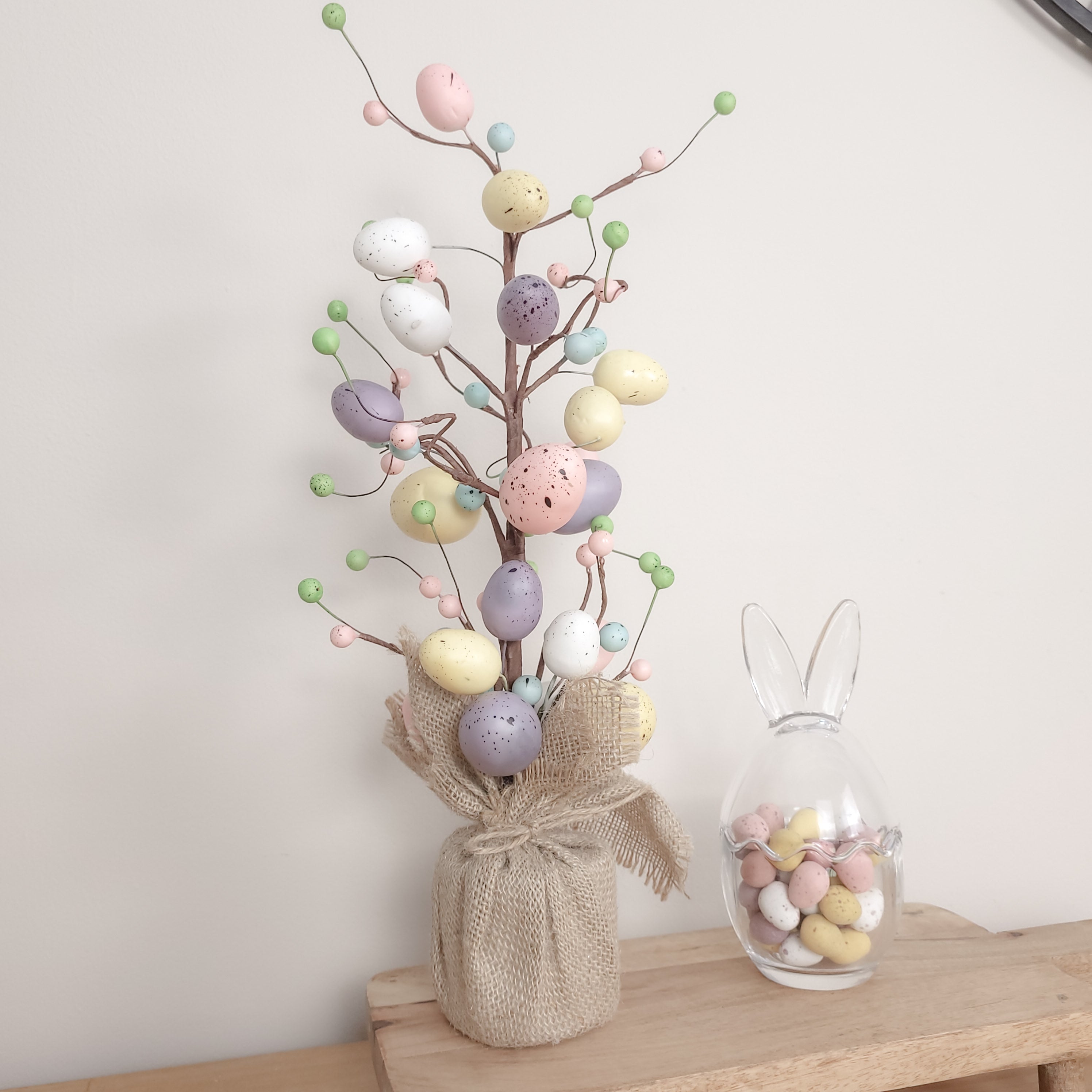 Pastel Easter Egg Tree 49cm