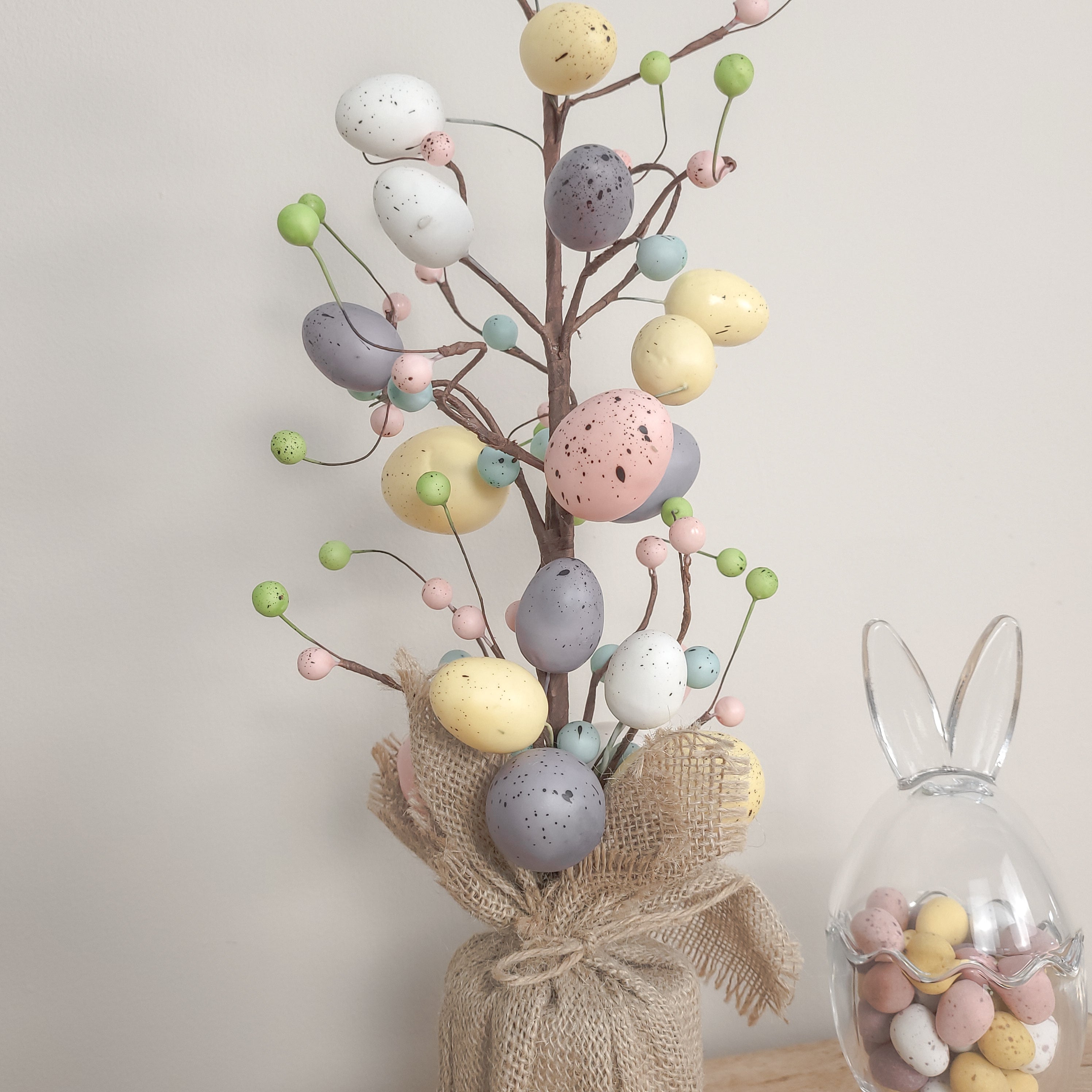 Pastel Easter Egg Tree 49cm