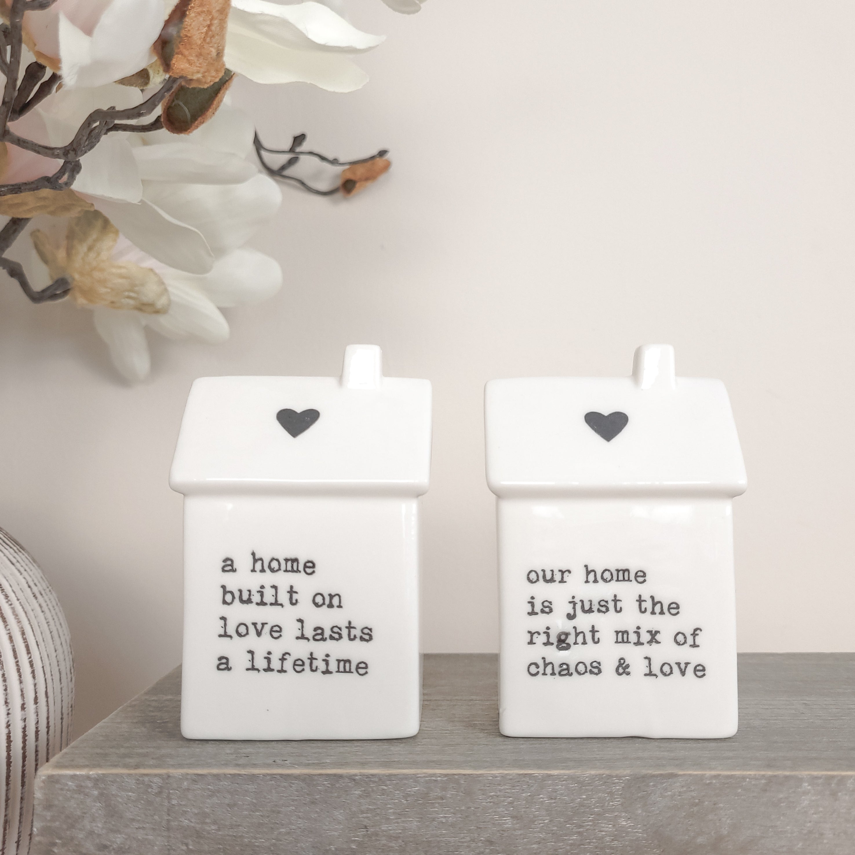 Mini House Quote Ornaments