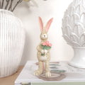 Rabbit Holding Tulips Ornament