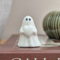 Mini Porcelain Ghost Holding Heart