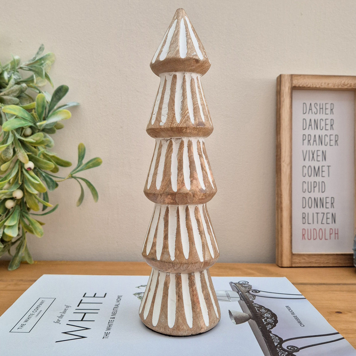 Mango Wood Christmas Tree Ornaments