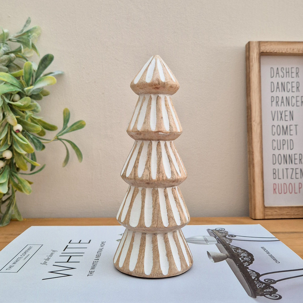 Mango Wood Christmas Tree Ornaments