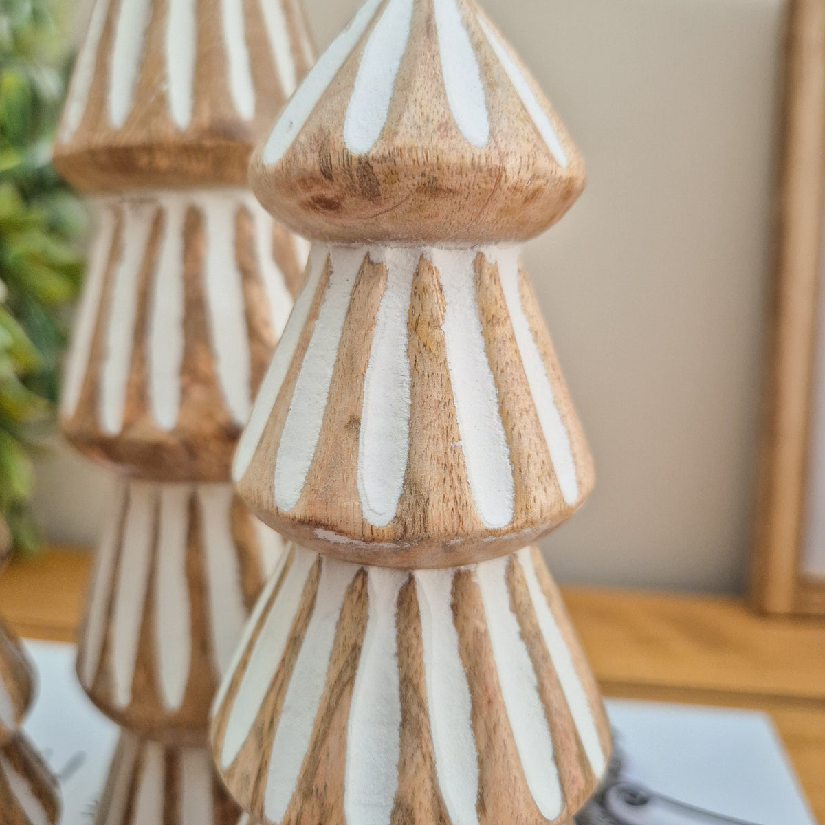 Mango Wood Christmas Tree Ornaments
