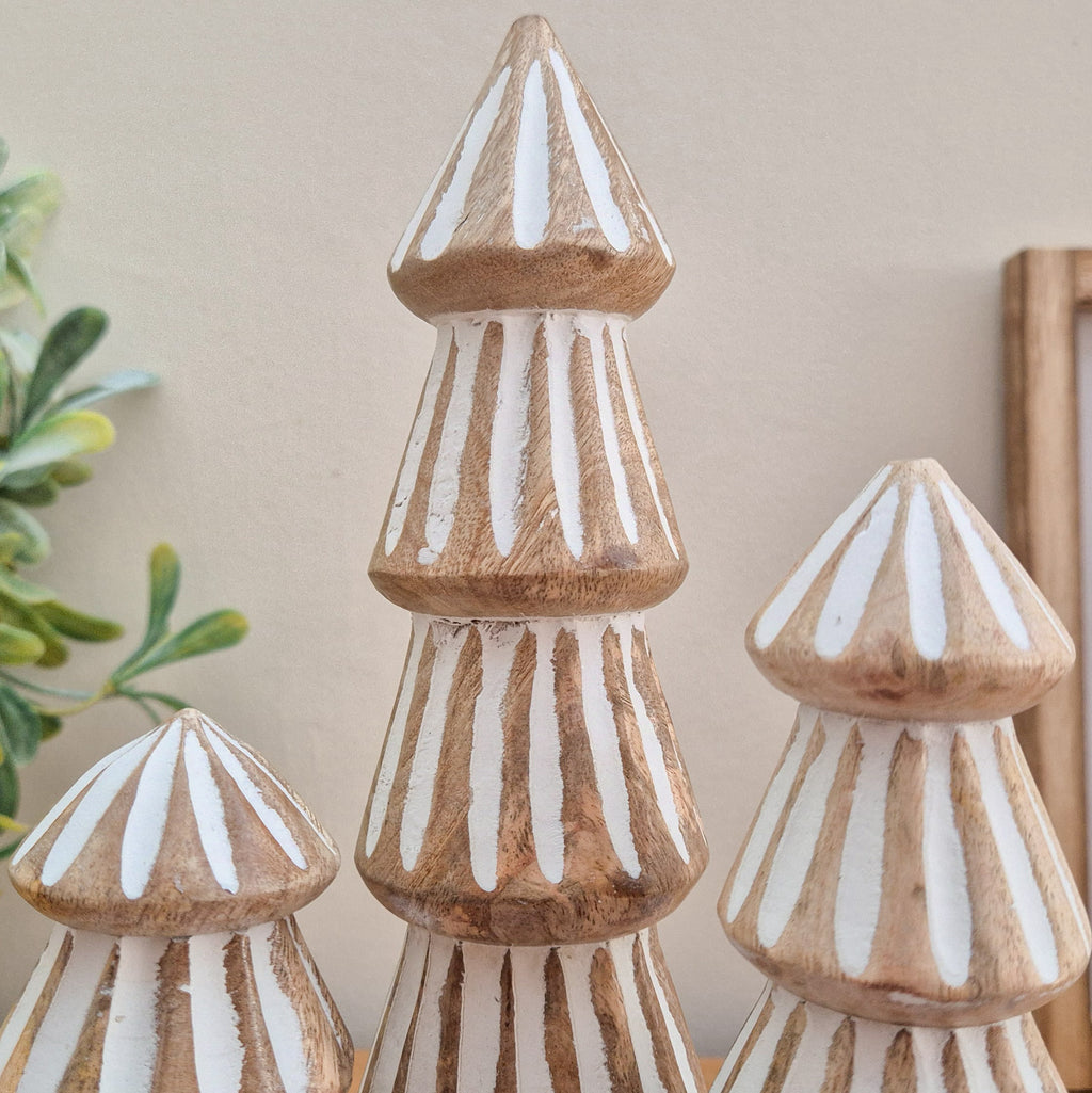 Mango Wood Christmas Tree Ornaments
