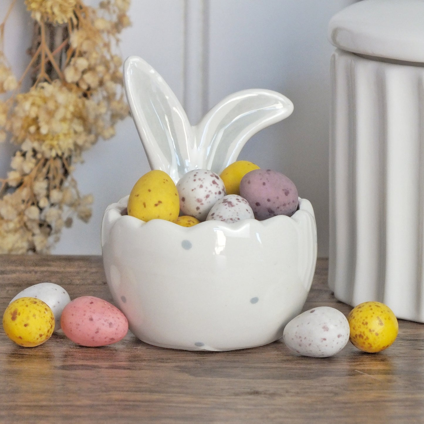 Ceramic Bunny Ears Egg Bowls